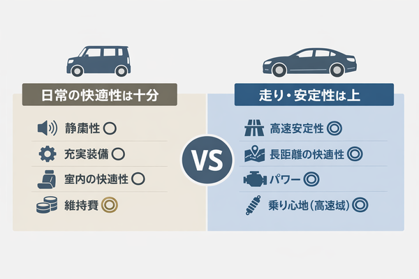 軽自動車が高級車並みと言われる理由（静粛性・内装・安全・広さ）