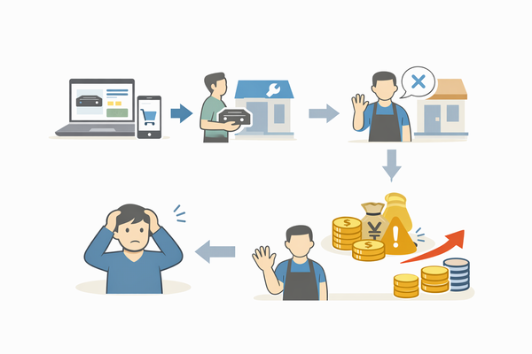 レーダー探知機の取り付けで持ち込みが高くなる失敗例｜購入後に断られ追加費用が発生する流れ