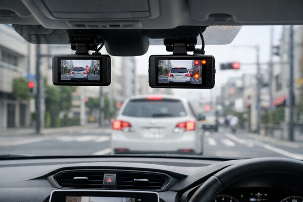 ZDR043とZDR018の違い比較｜運転支援機能の差を示すドライブレコーダー画面イメージ