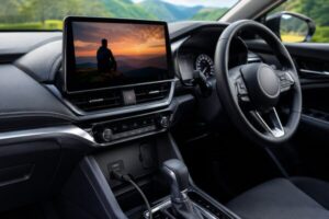 車にHDMIを後付けして動画視聴環境を整えた車内イメージ